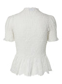 Jilly Blonde Bluse - Hvid