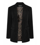 Bozzy Blazer - Sort M. Leopard
