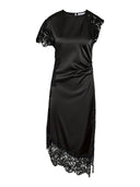 Wren Satin Kjole M. Blonder - Sort