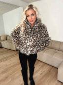 Jennifer Fur Jakke Leopard