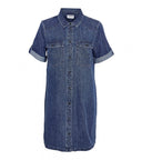 Signe Denim Kjole - Mørk denim